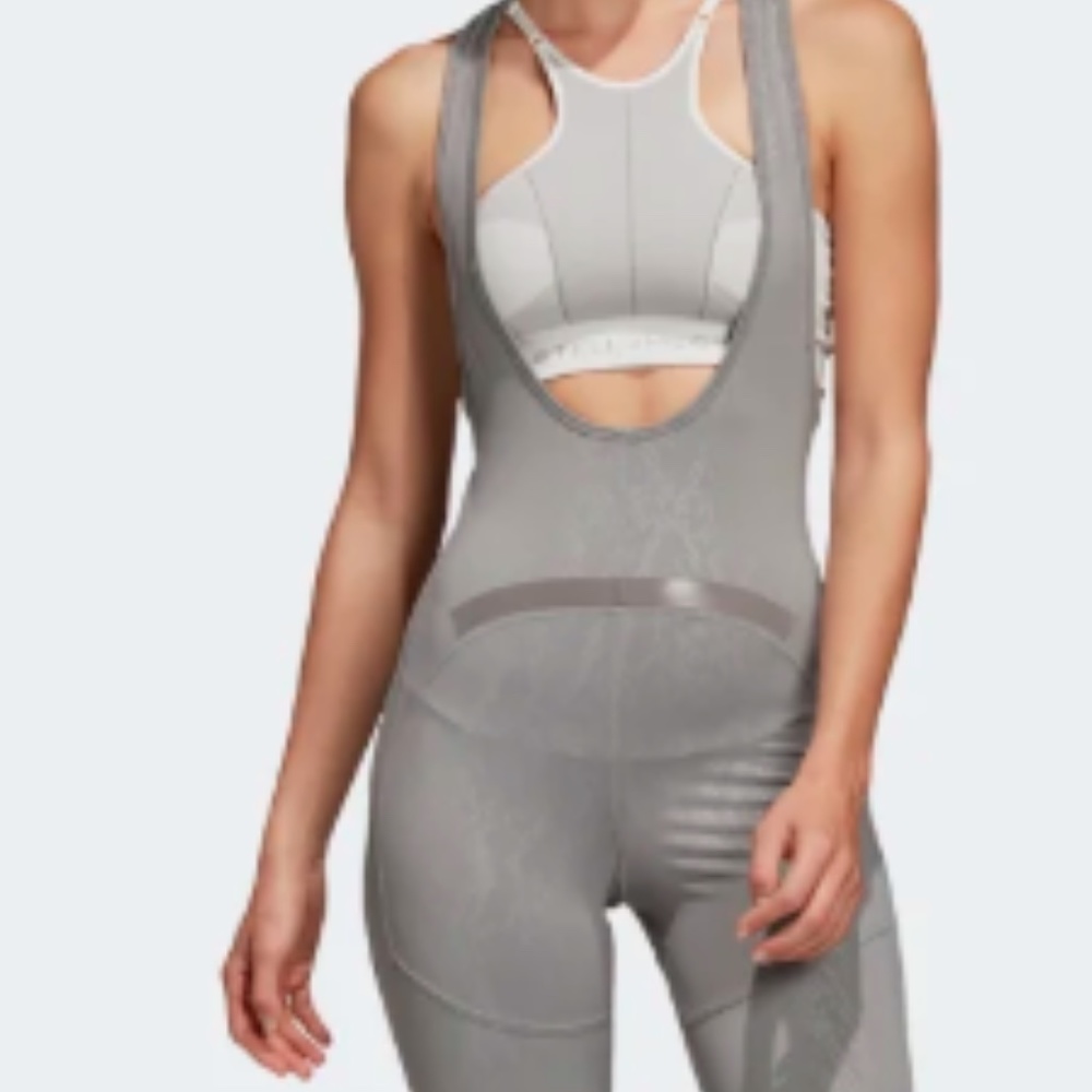 AdidasXStella McCartney Grey Lightweight Bodysuit